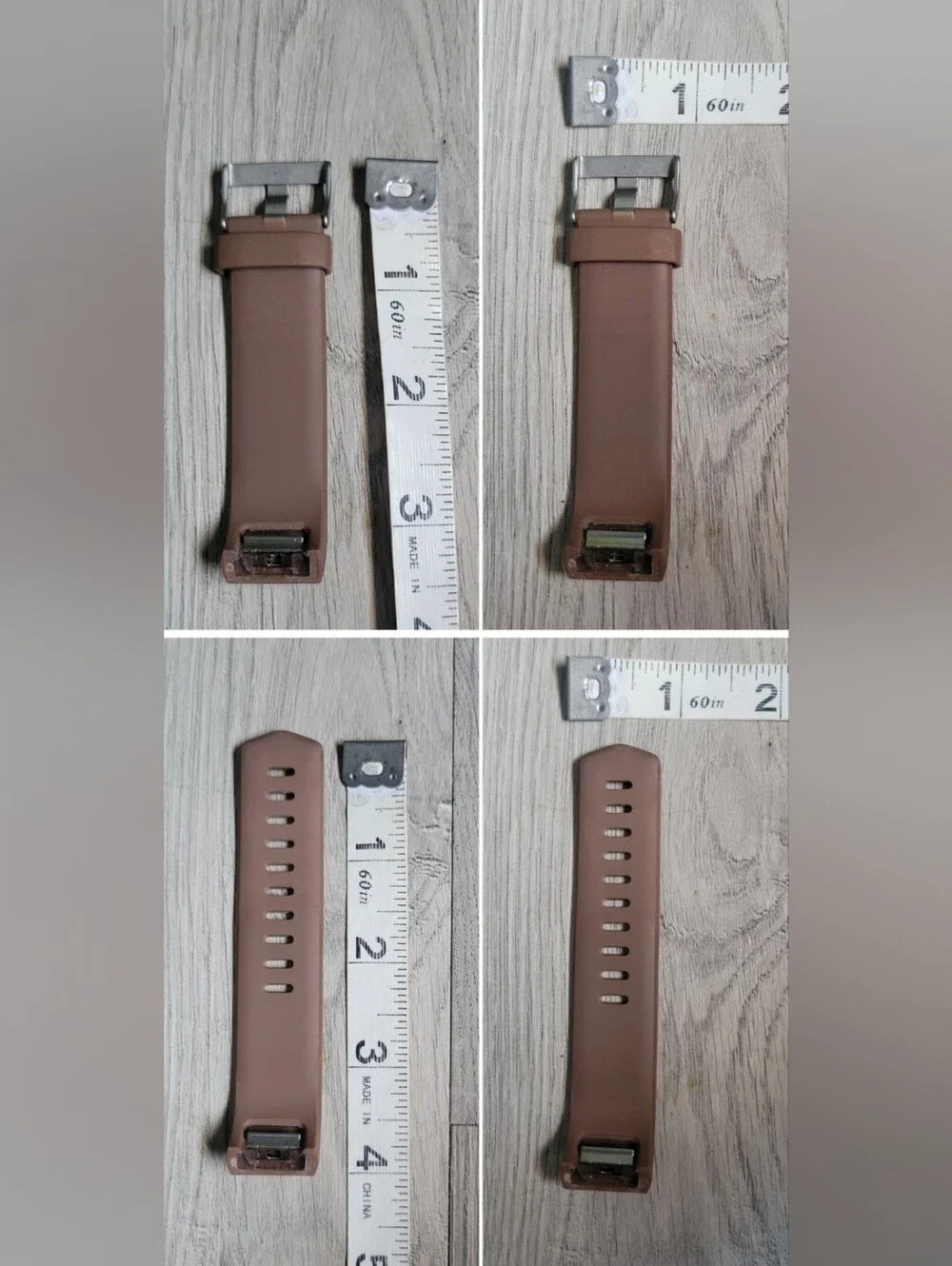 Fitbit Charge 2 Replacement Wristbands  (Black, Brown, Blush) No Device, Small